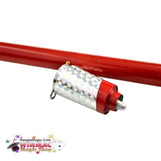 Metal Appearing Cane Red | new magic tricks