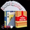 Texas holdem plastic playing cards